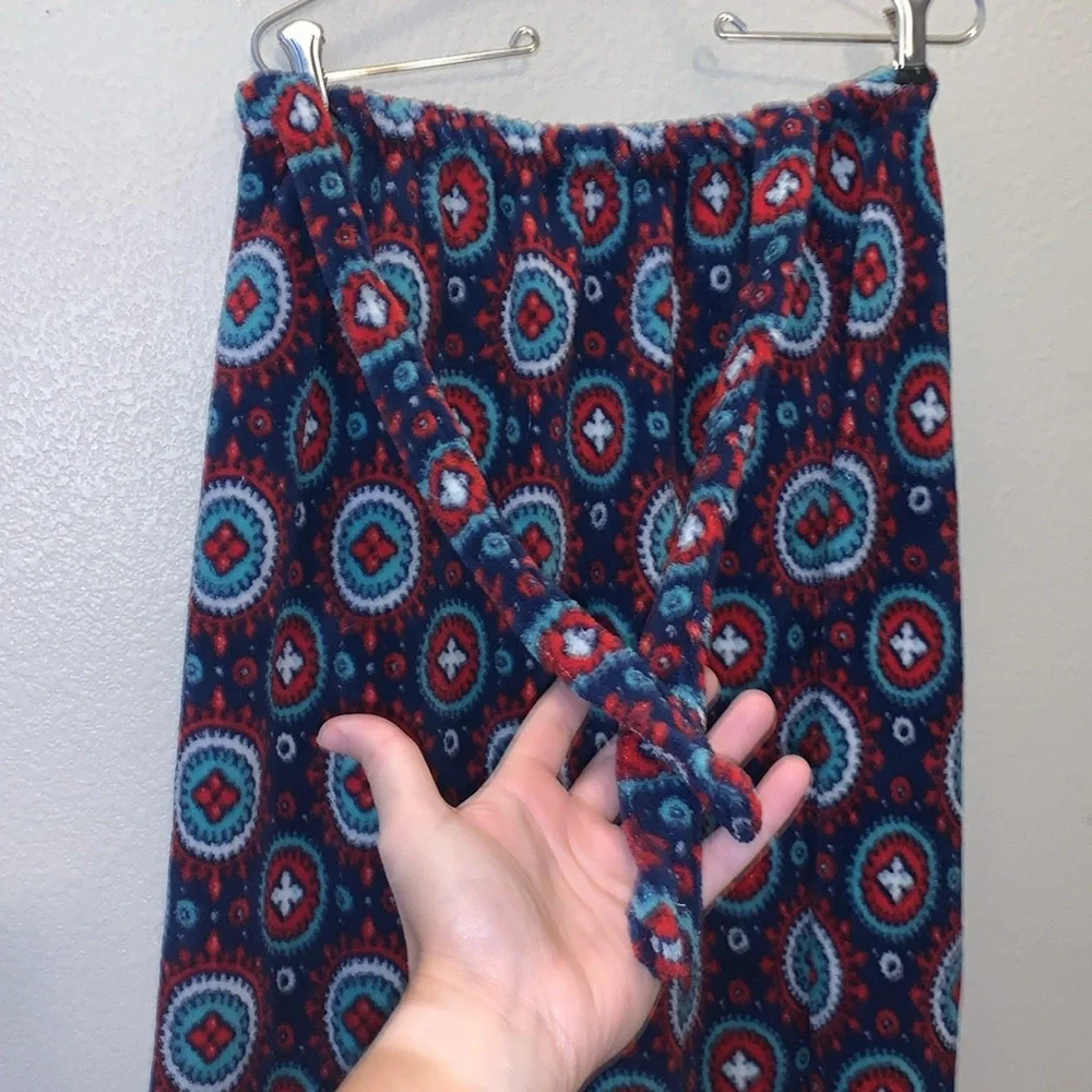 Blue Star Blue Patterned Plush towel wrap